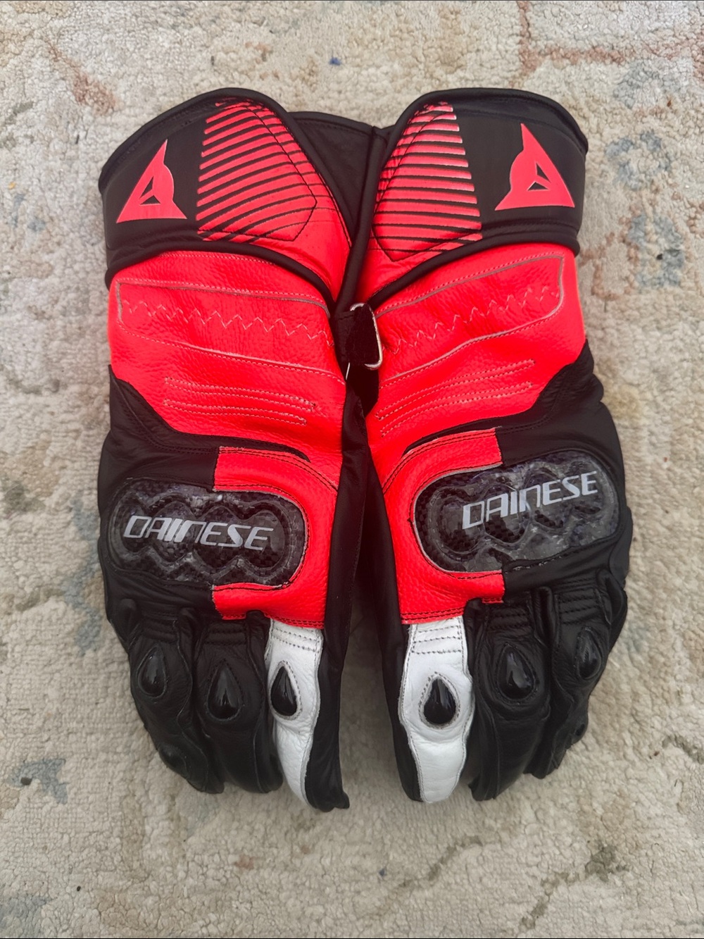 Dianese racing motorcycle leather gloves size s